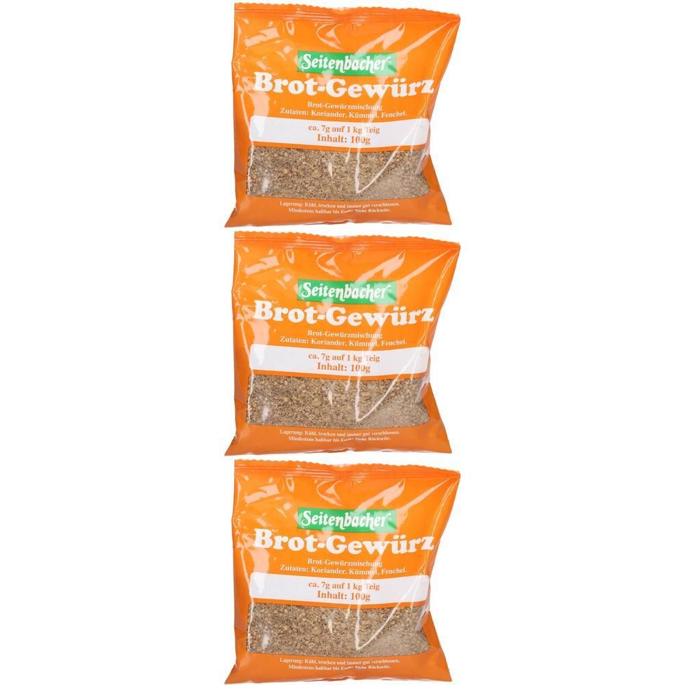 Seitenbacher Brotgewürz, 100g x3 3x100 g