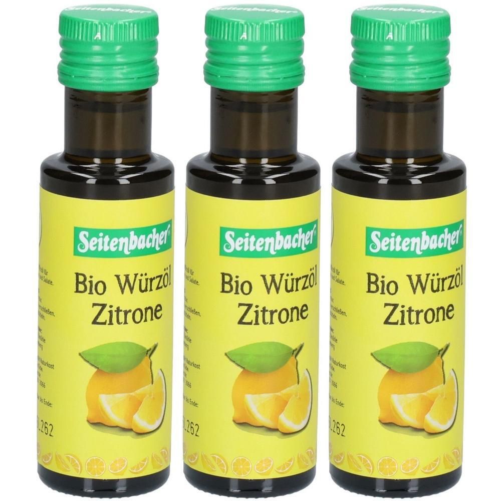 Seitenbacher Bio Würzöl Zitrone x3 3x100 ml