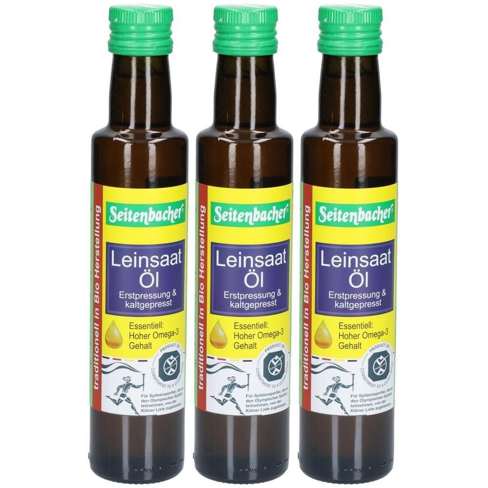 Seitenbacher Bio Leinsaat Öl x3 3x250 ml