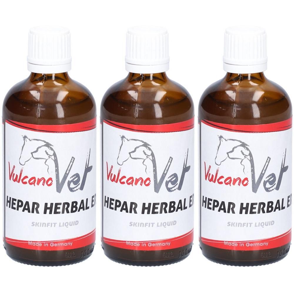 Vulcanovet HeparHerbal ER Erg.Futterm.flü.f.Hunde x3 3x100 ml Flüssigkeit
