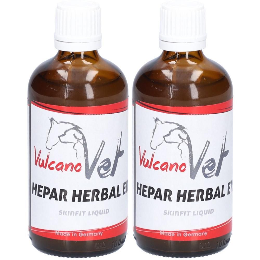 Vulcanovet HeparHerbal ER Erg.Futterm.flü.f.Hunde x2 2x100 ml Flüssigkeit