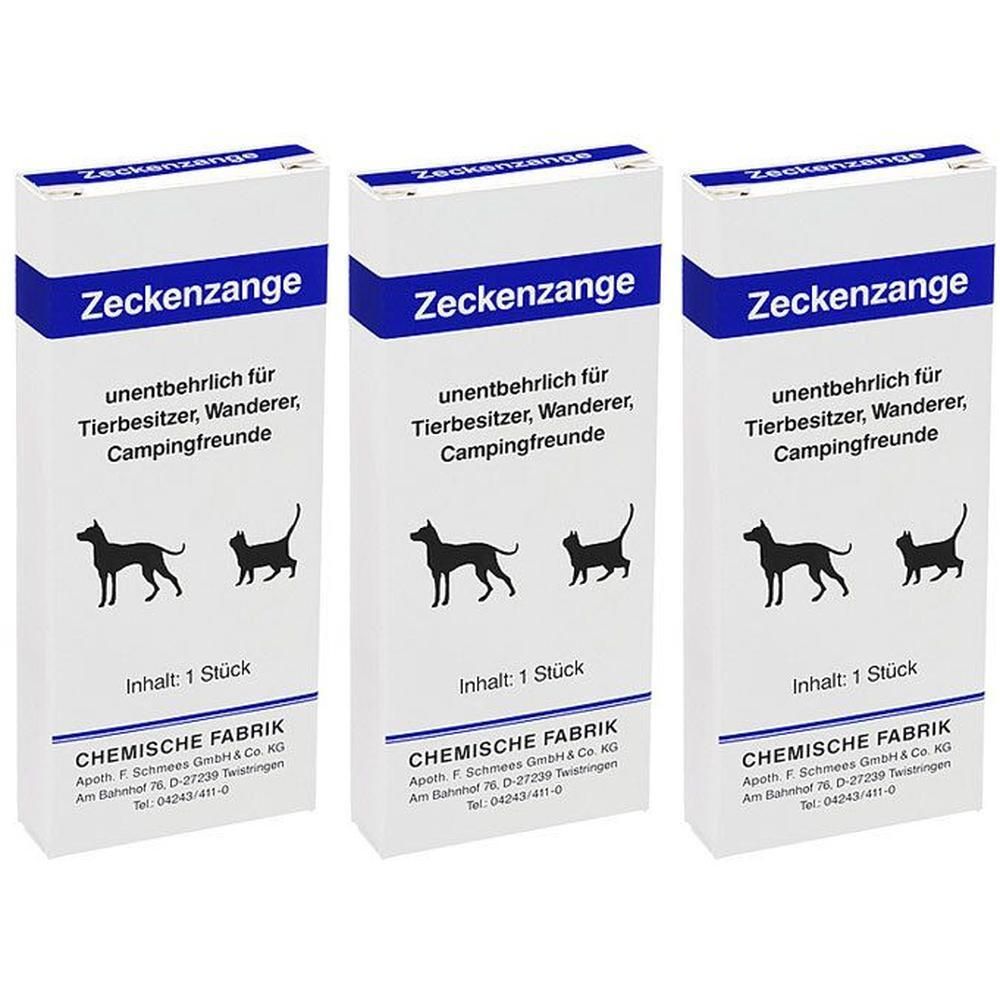 Zeckenzange x3 3x1 St