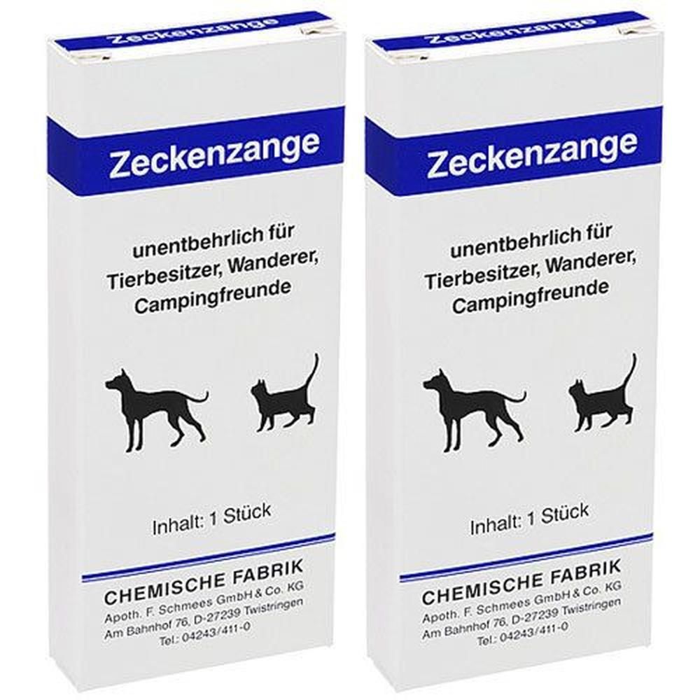 Zeckenzange x2 2x1 St