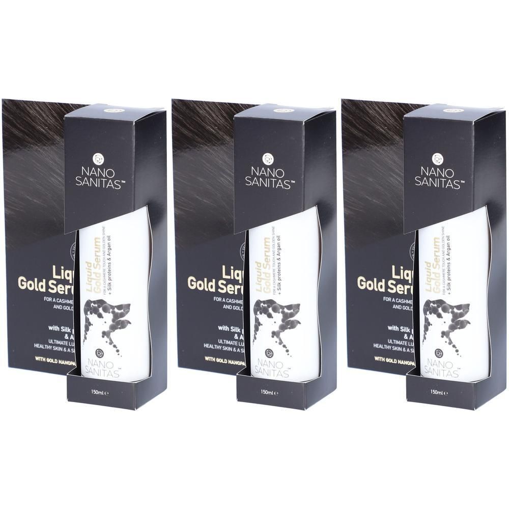 Nanosanitas Liquid Gold Serum for Dogs x3 3x150 ml Liquidum
