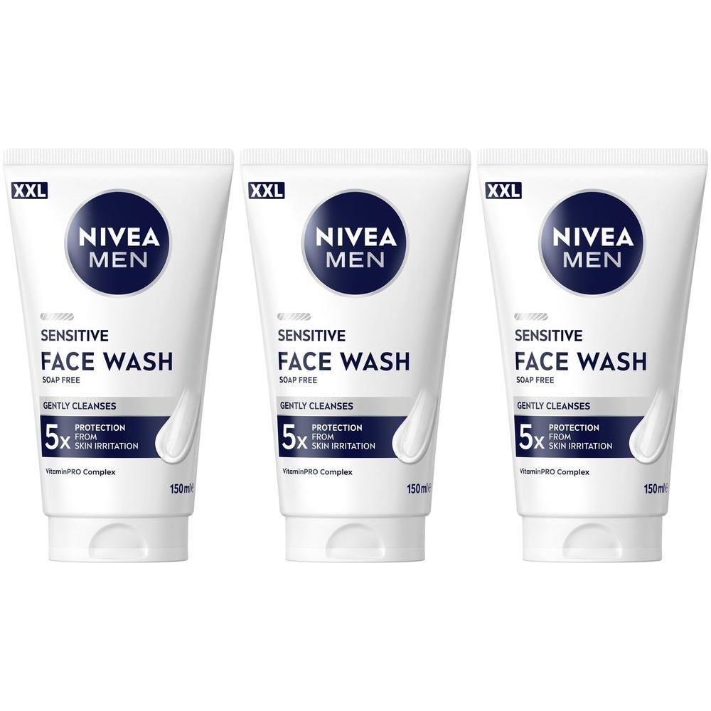 Nivea MEN Sensitive Waschgel XXL 150ml x3 3x150 ml