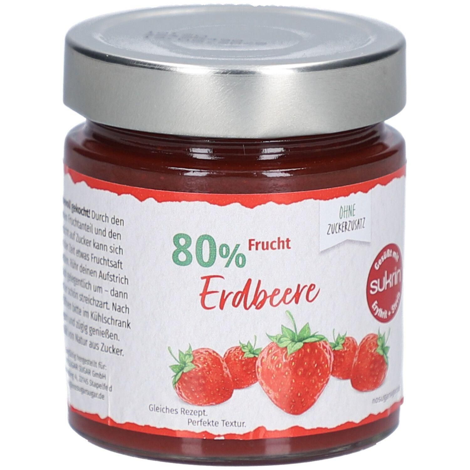 Sukrin Fruchtaufstrich Erdbeere 225g x5 5x225 g