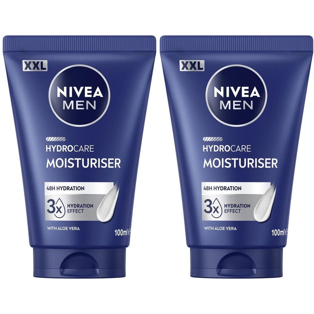Nivea MEN HydroCare Gesichtspflegecreme XXL 100ml x2 2x100 ml