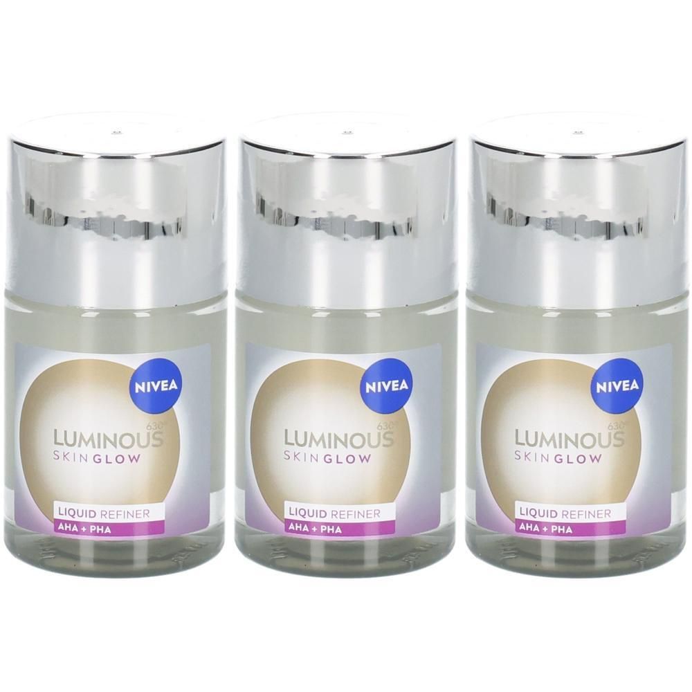 Nivea Luminous630 Skin Glow Liquid Refiner 100ml x3 3x100 ml