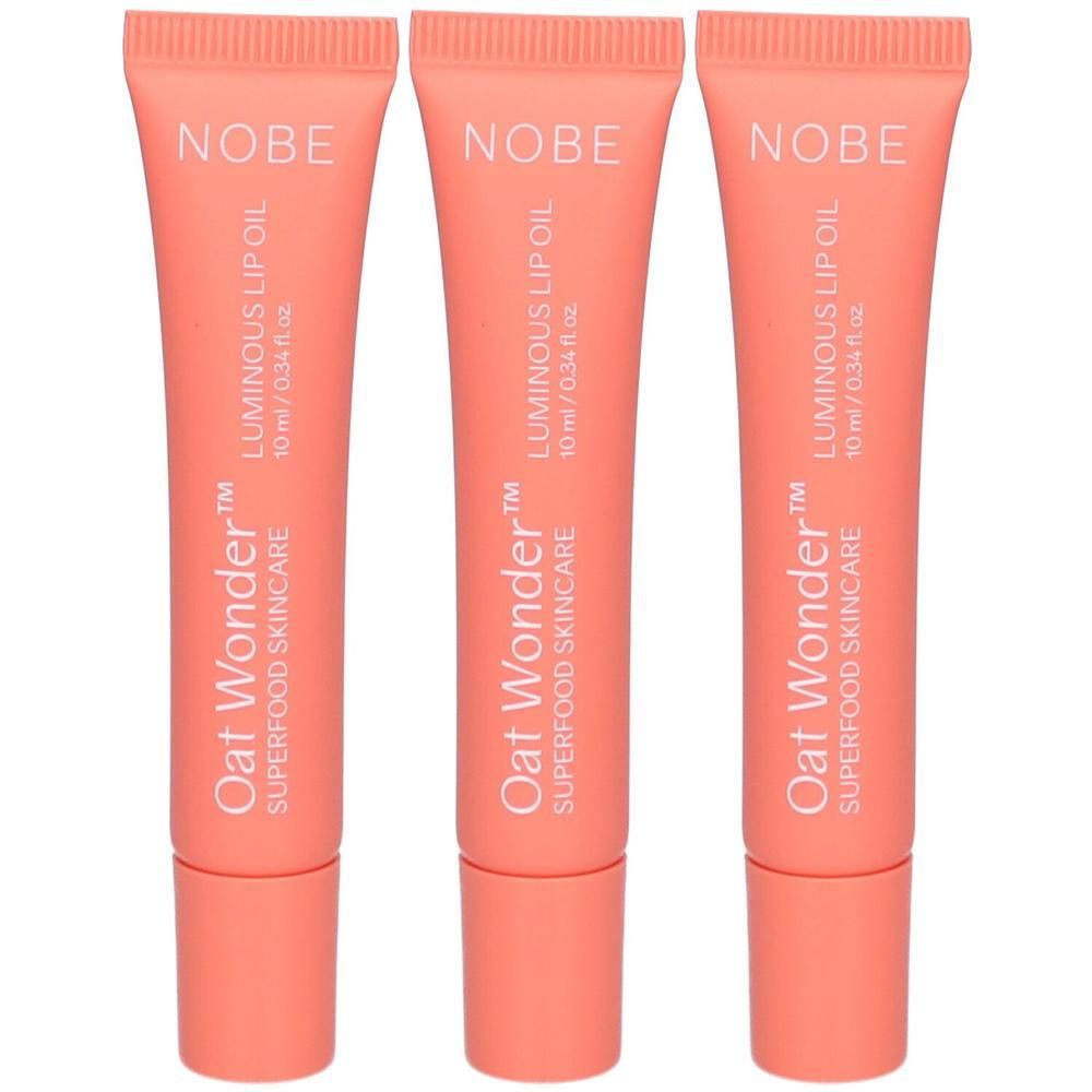 Nobe Oat Wonder® Luminous Lip Oil 10 ml x3 3x10