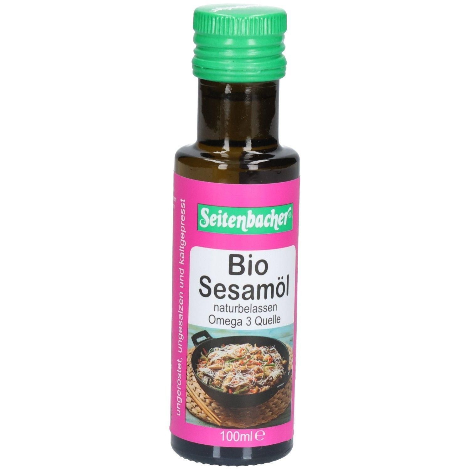 Seitenbacher Bio Sesam Öl, ungeröstet x4 4x100 ml