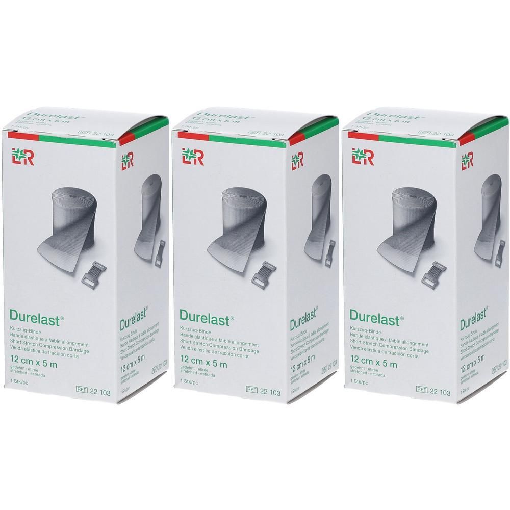 Durelast Binde 12 cmx5 m x3 3x1 St Binden