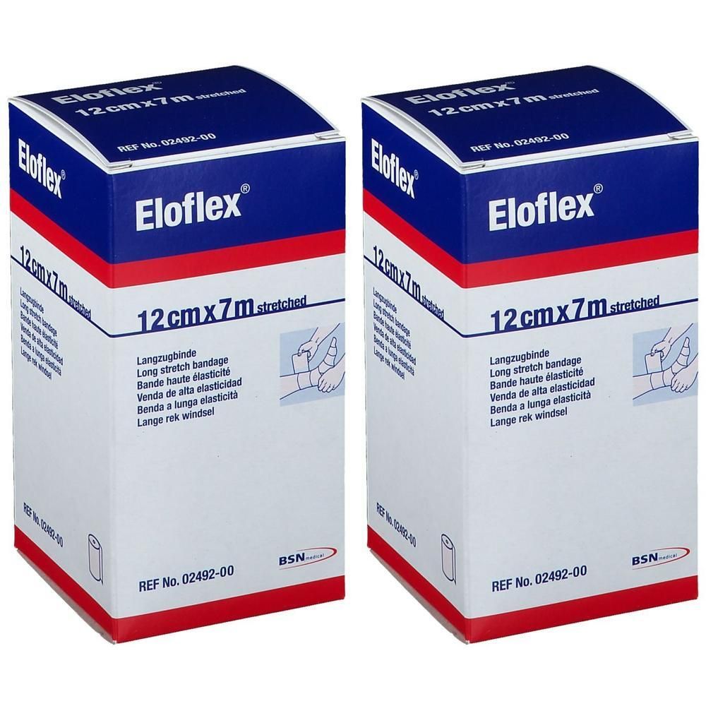 Eloflex Kompr.Binde 12 cmx7 m x2 2x1 St Binden