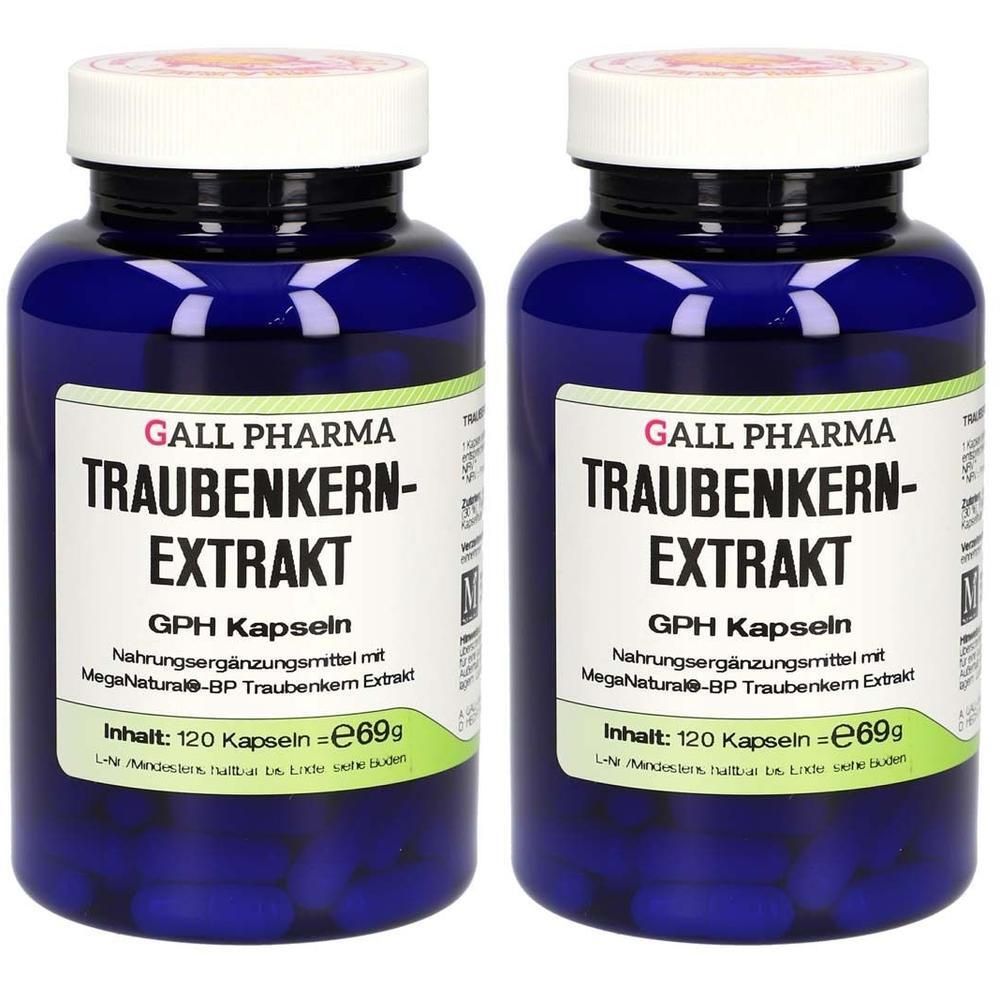 Traubenkernextrakt GPH Kapseln x2 2x120 St