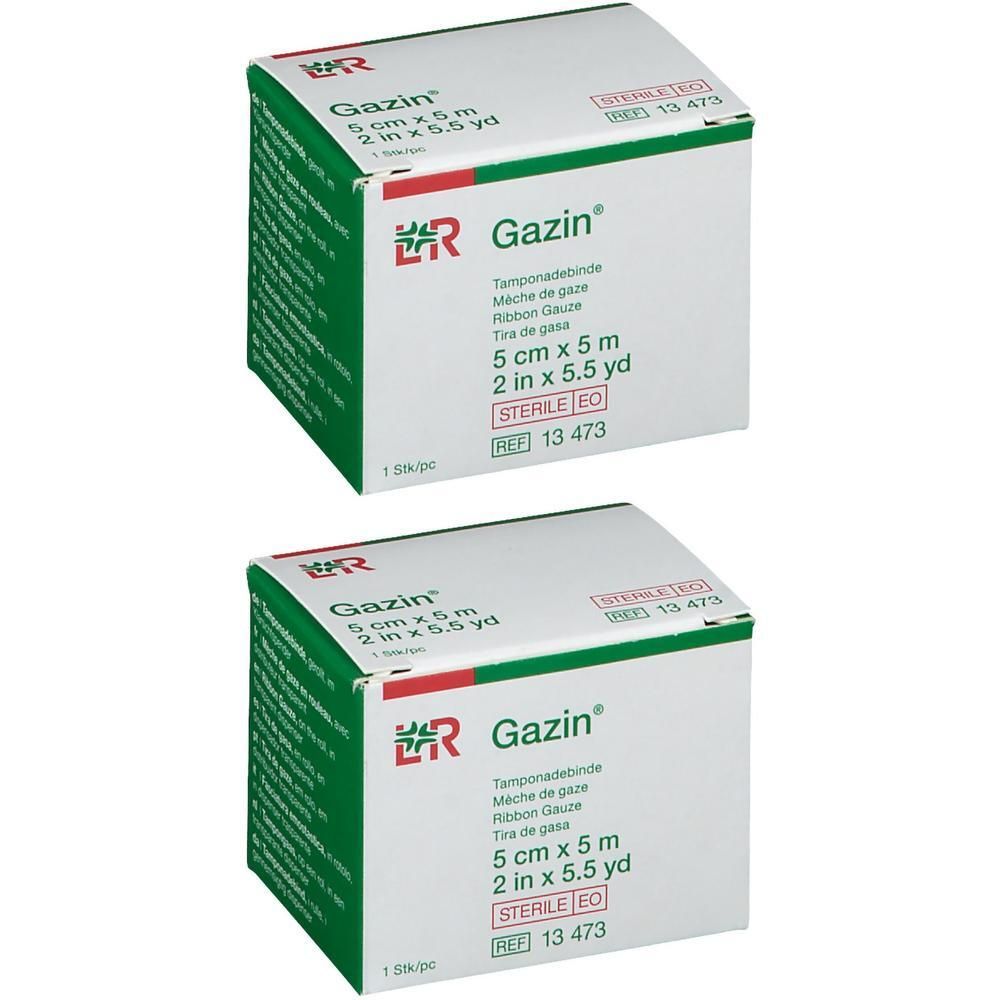 Mullbinden z.Tamponade steril 5 cmx5 m x2 2x1 St Binden