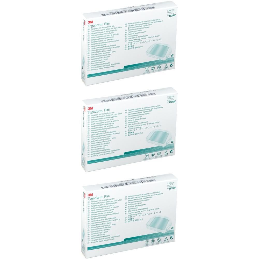 Tegaderm Film 10x12 cm 1626W x3 3x50 St Pflaster