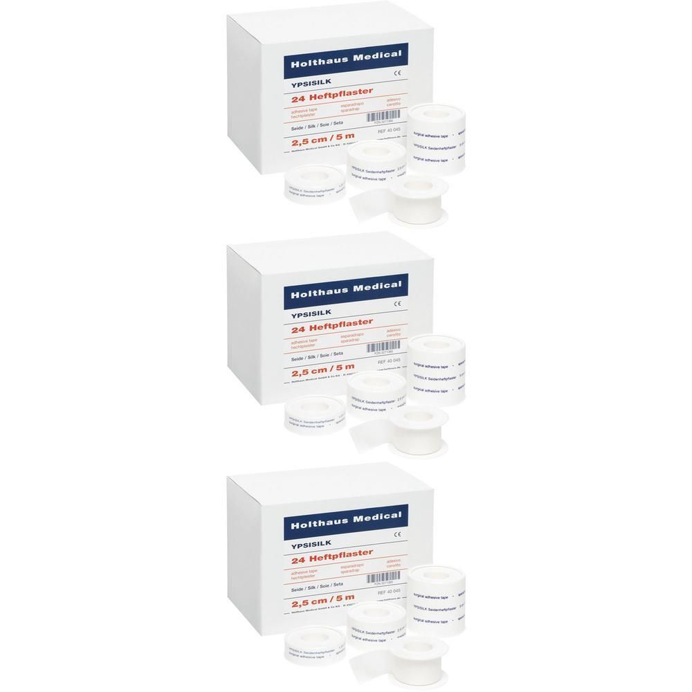 Heftpflaster Ypsisilk 2,5 cmx5 m x3 3x1 St Pflaster