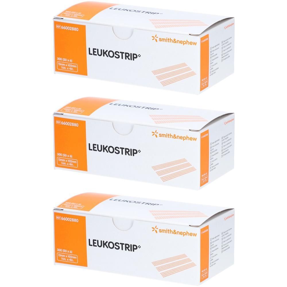 Leukostrip Wundnahtstreifen 13x102 mm Box x3 3x50x6 St Pflaster