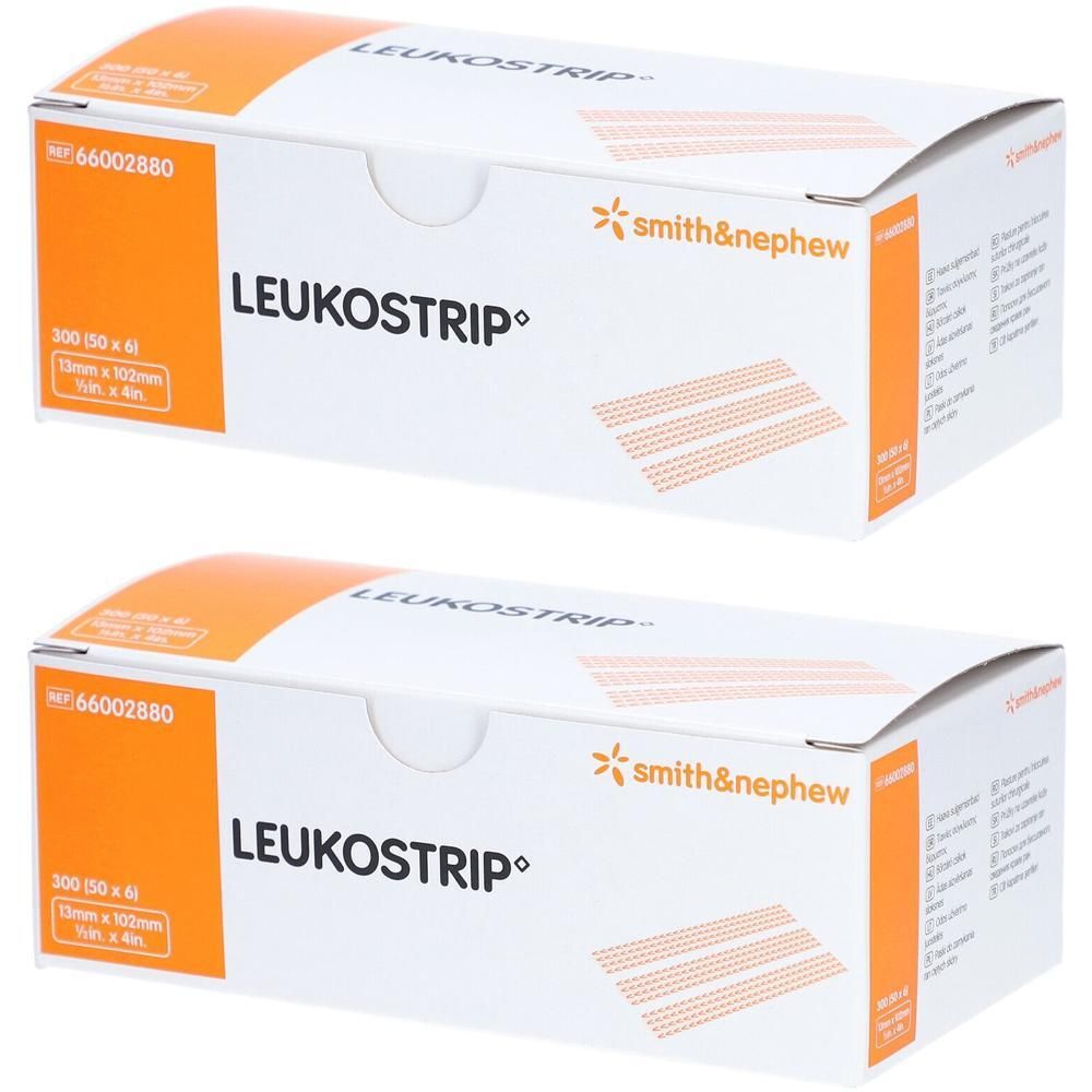 Leukostrip Wundnahtstreifen 13x102 mm Box x2 2x50x6 St Pflaster