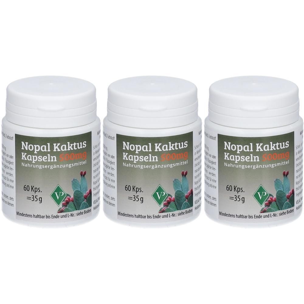 Nopal Kaktus 500 mg Kapseln x3 3x60 St