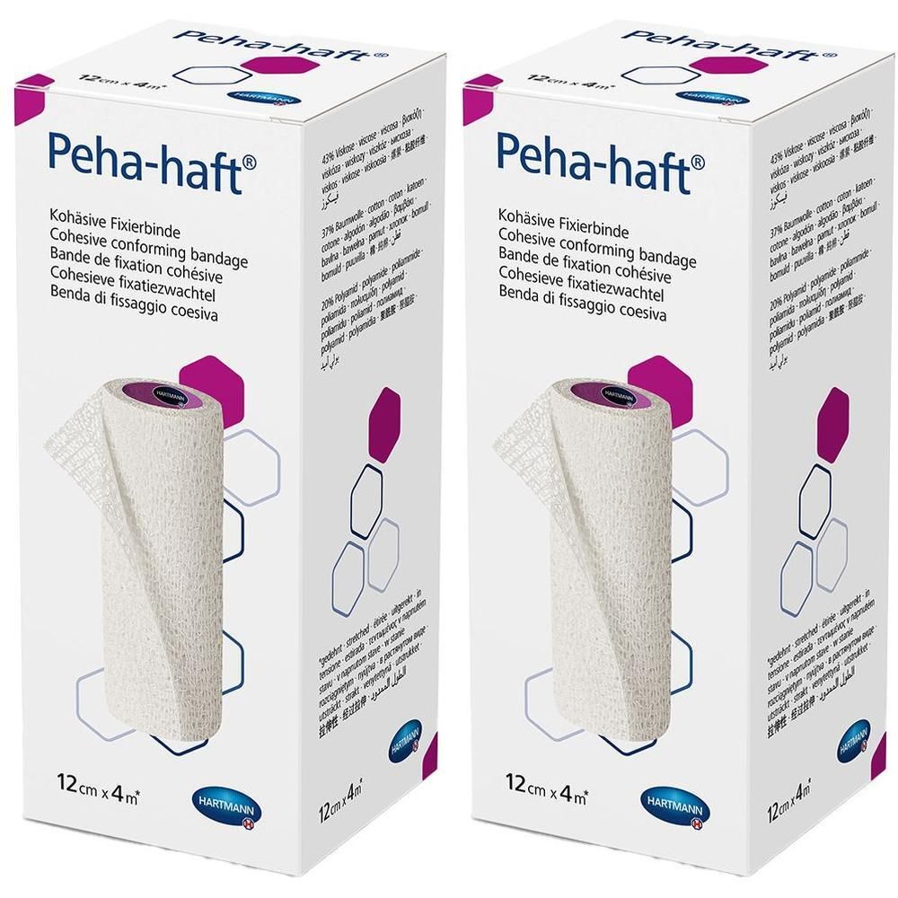 Peha-Haft Fixierbinde latexfrei 12 cmx4 m x2 2x1 St Binden