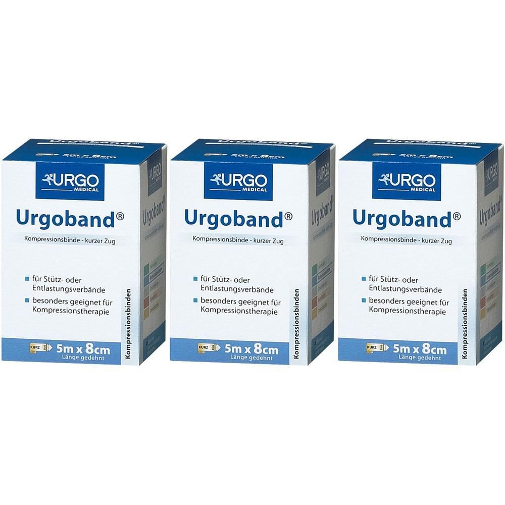 Urgoband Kurzzugbinde 8 cmx5 m x3 3x1 St Binden