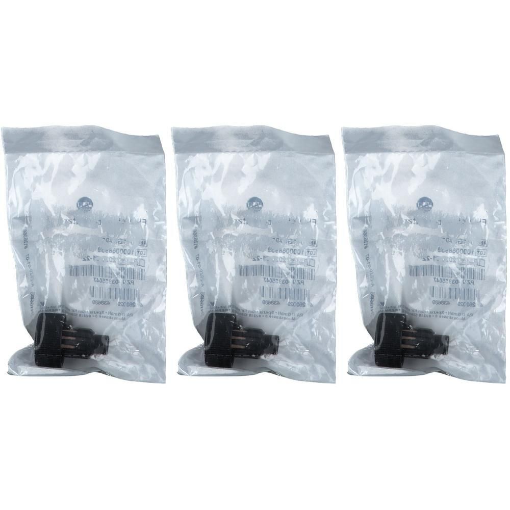 Drei PARI Filter in Einzelverpackung, schwarzer Anschluss, weiße Etiketten.