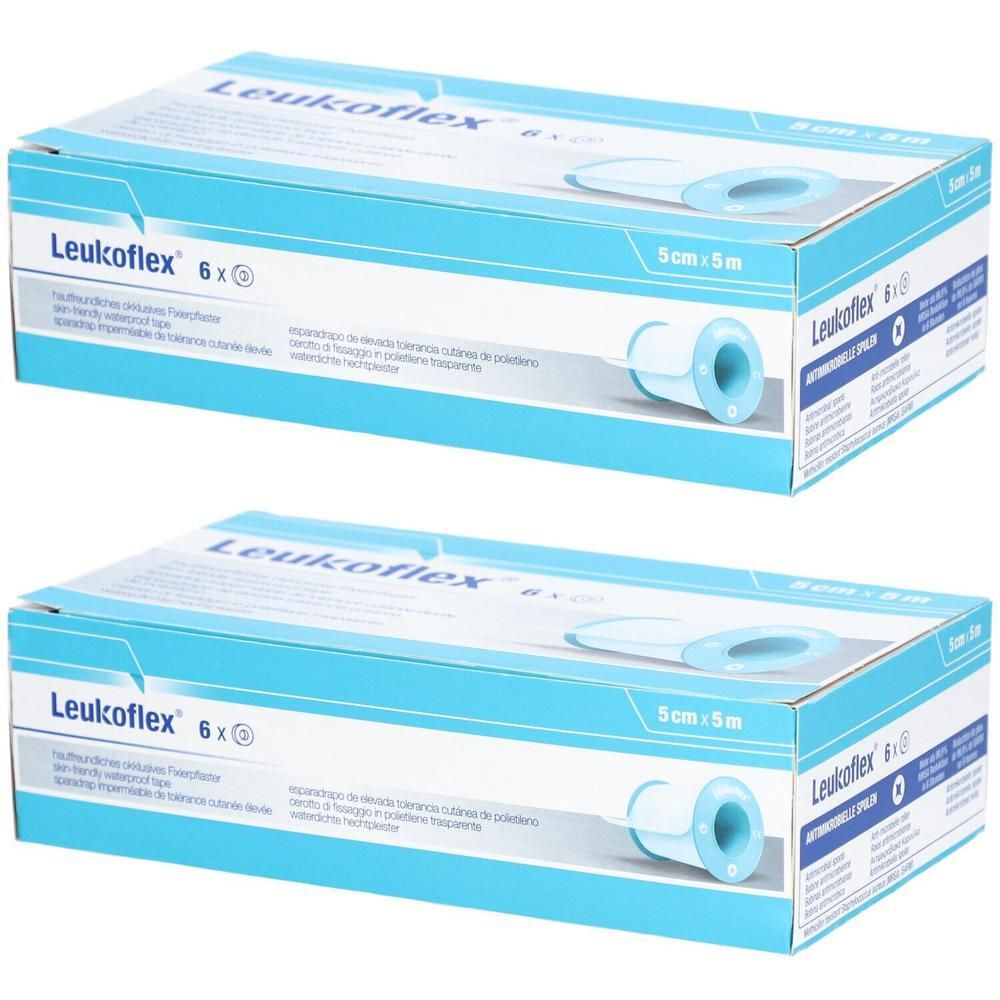 Leukoflex Verbandpfl.5 cmx5 m x2 2x6 St Pflaster