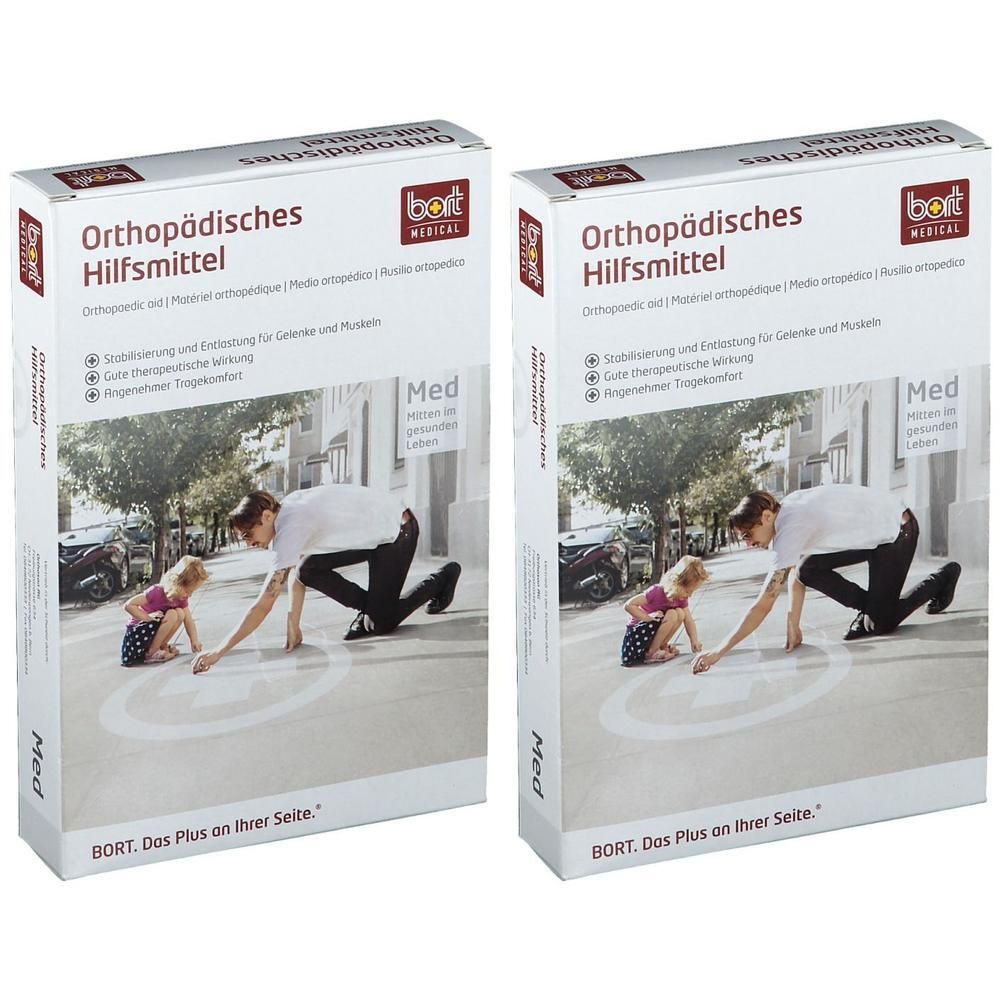 Bort Zweizug Kniestütze XL blau x2 2x1 St Bandage(s)
