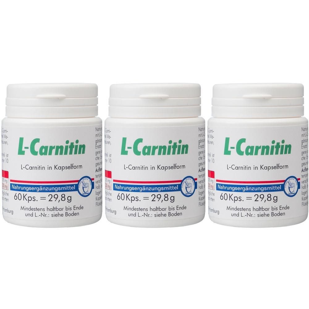 L-Carnitin Kapseln x3 3x60 St