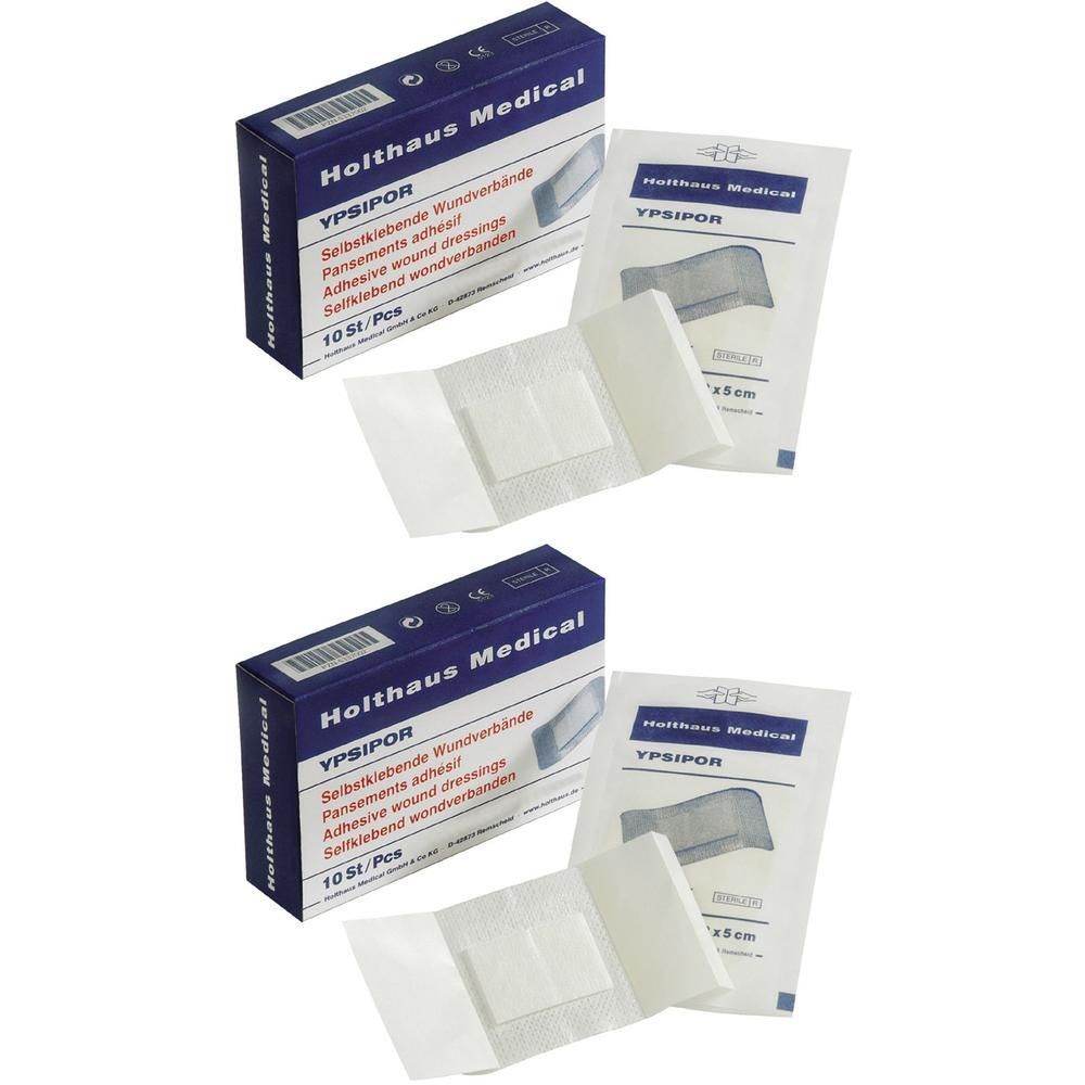 Wundverband steril Ypsipor 10x15 cm x2 2x10 St Verband