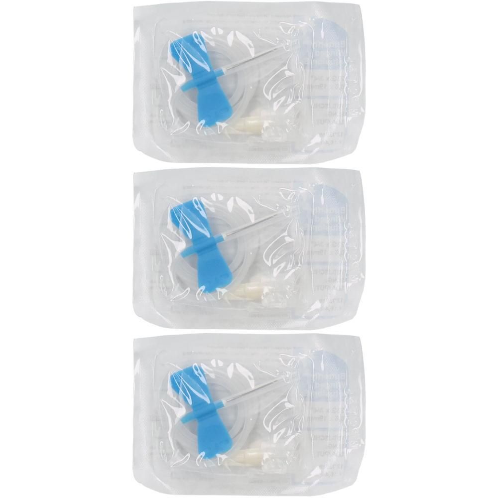 Butterfly Kanüle 23 G blau x3 3x1 St
