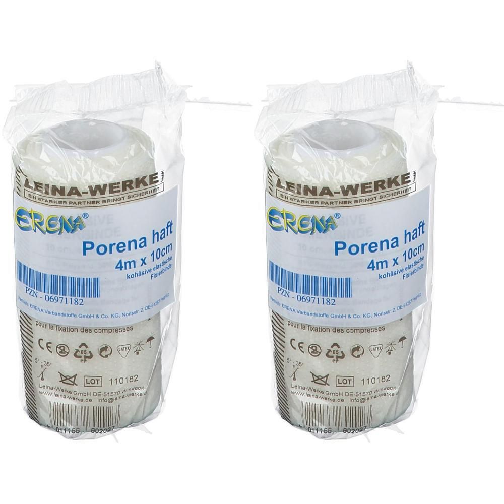 Porena Haft Binde 10 cmx4 m x2 2x1 St Binden