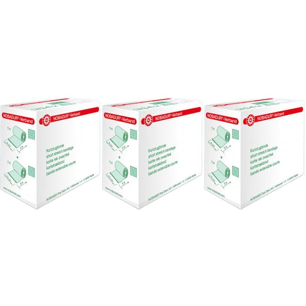 Nobadur Verband je 1x8 cm+1x10 cm x3 3x1 St