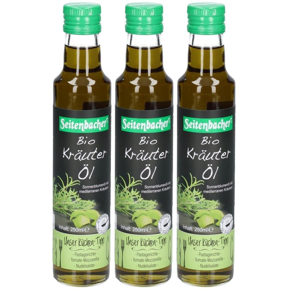 Seitenbacher Bio Ital. Kräuter Öl x3 3x250 ml
