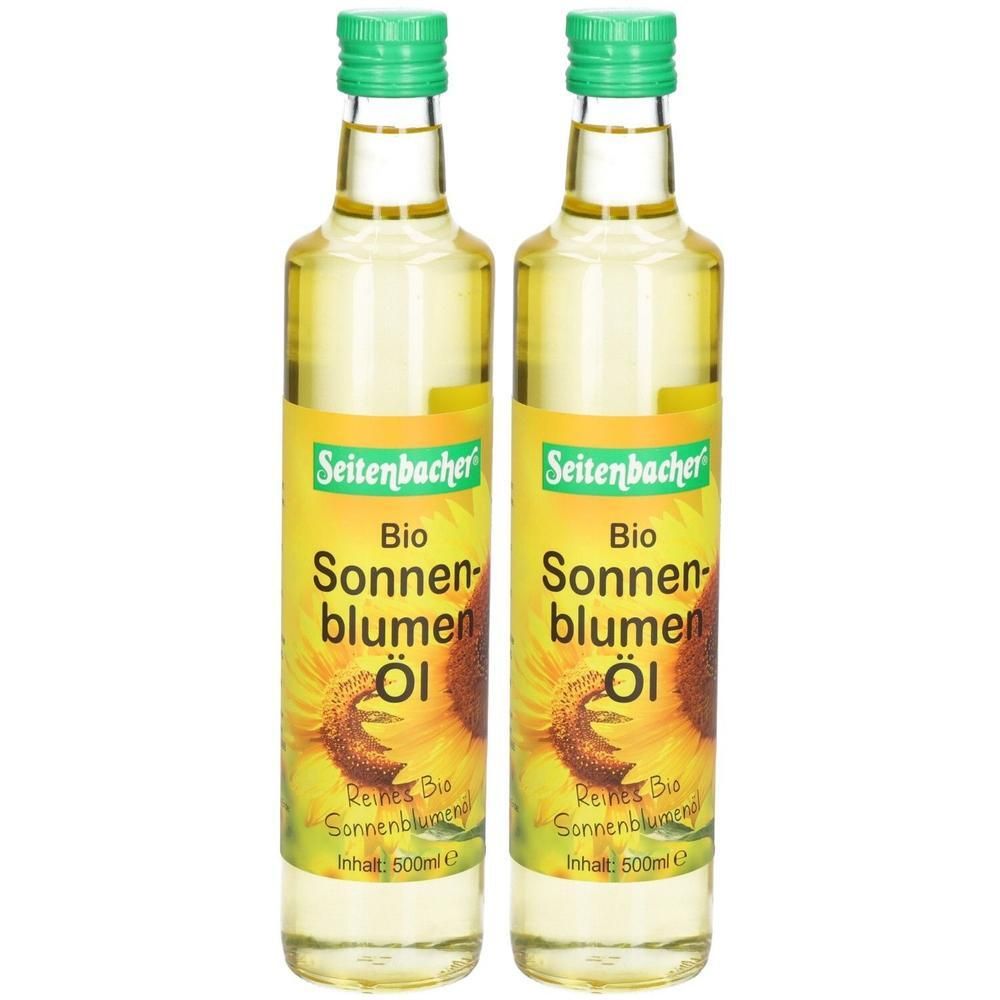 Seitenbacher Bio Sonnenblumen Öl x2 2x500 ml
