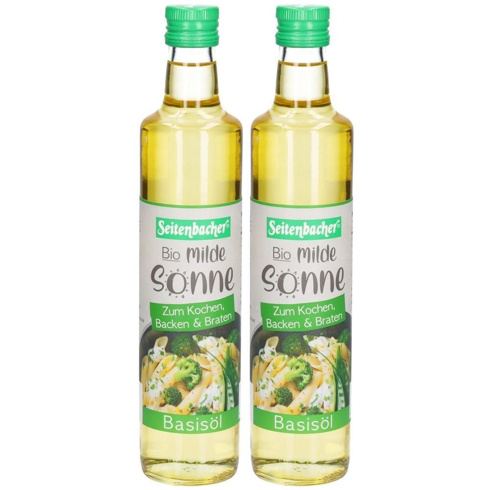 Seitenbacher Bio Basis Öl, Milde Sonne x2 2x500 ml