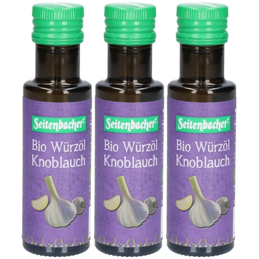 Seitenbacher Bio Würzöl Knoblauch x3 3x100 ml