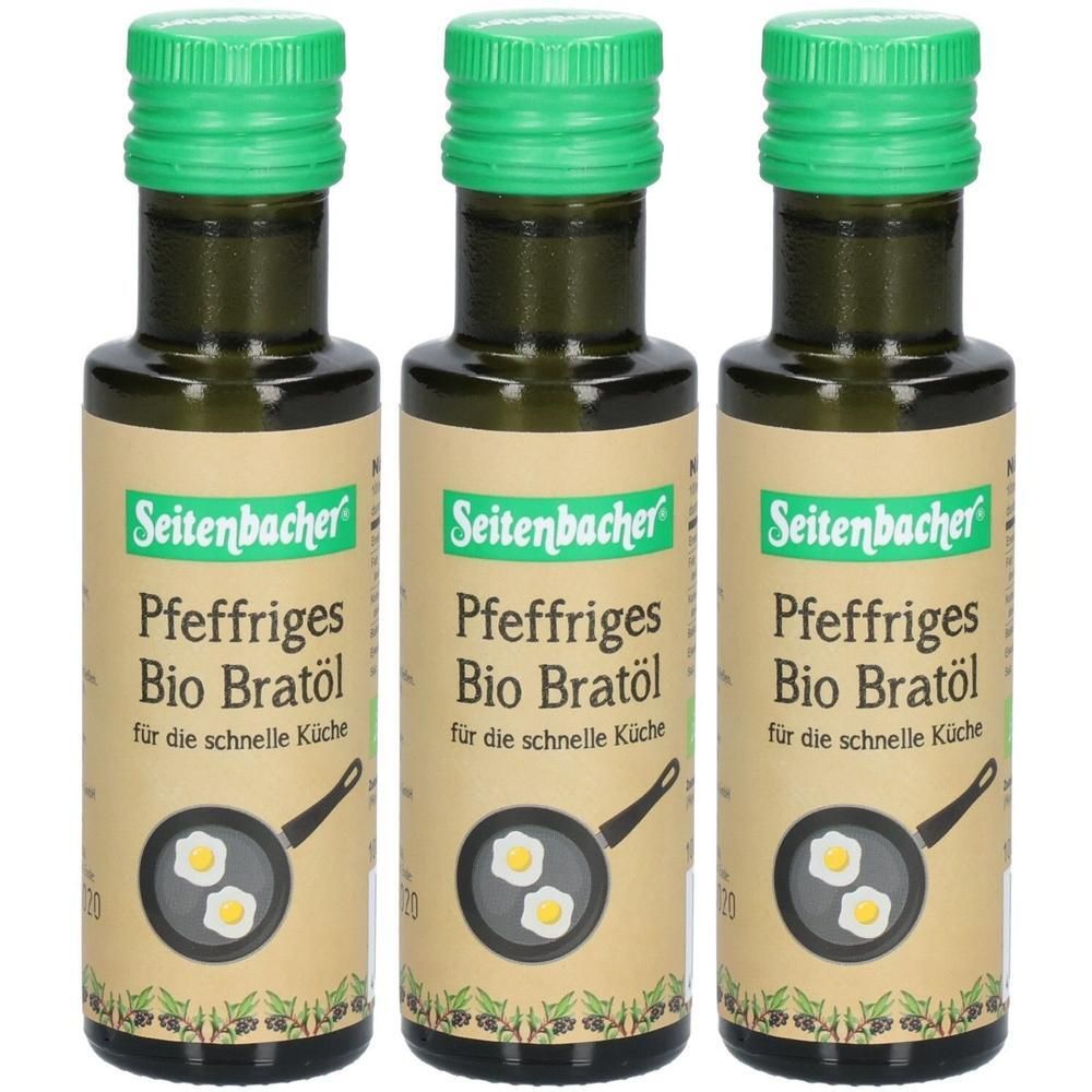 Seitenbacher Bio pfeffriges Bratöl x3 3x100 ml