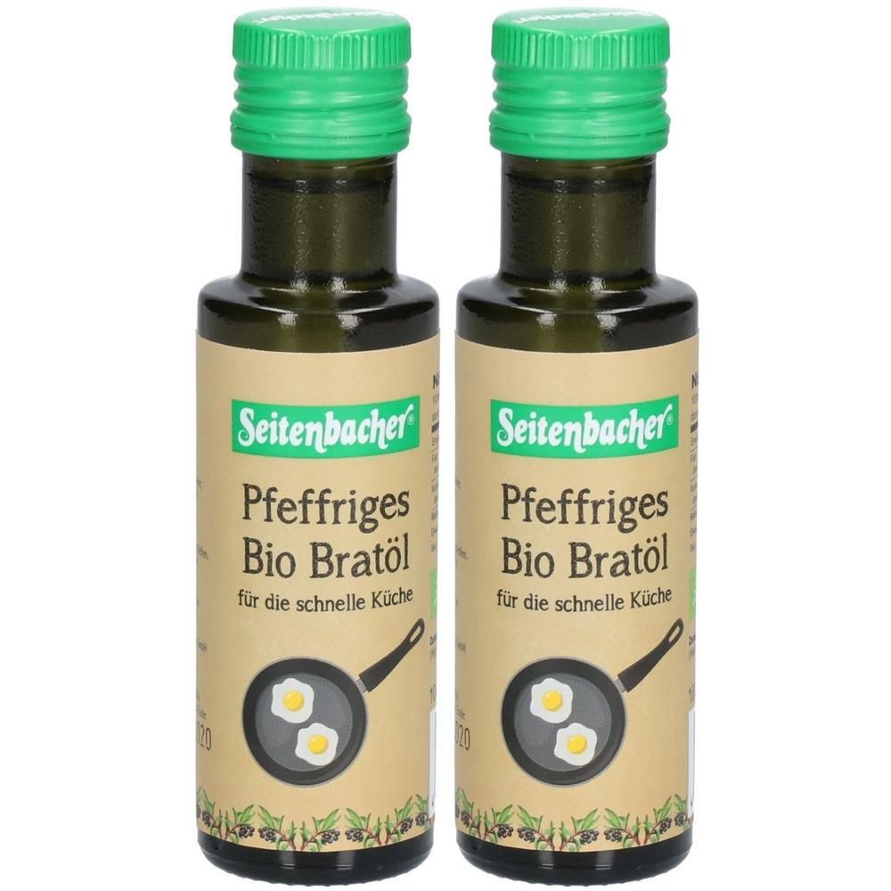 Seitenbacher Bio pfeffriges Bratöl x2 2x100 ml