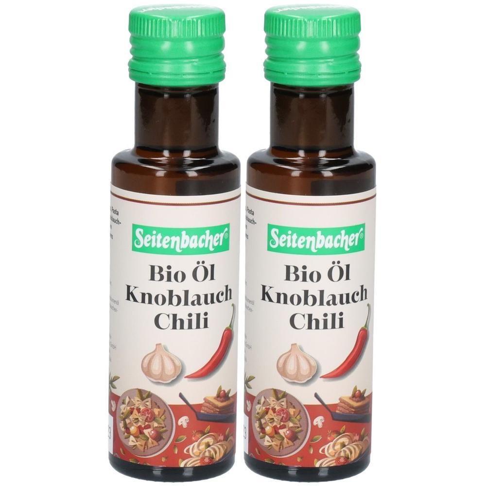 Seitenbacher Bio-Öl Knoblauch-Chilli x2 2x100 ml