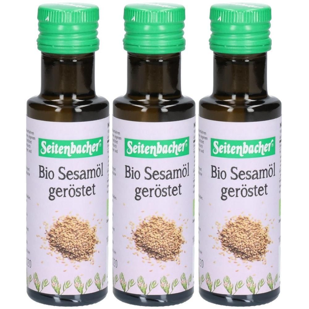 Seitenbacher Bio Sesam Öl, geröstet x3 3x100 ml