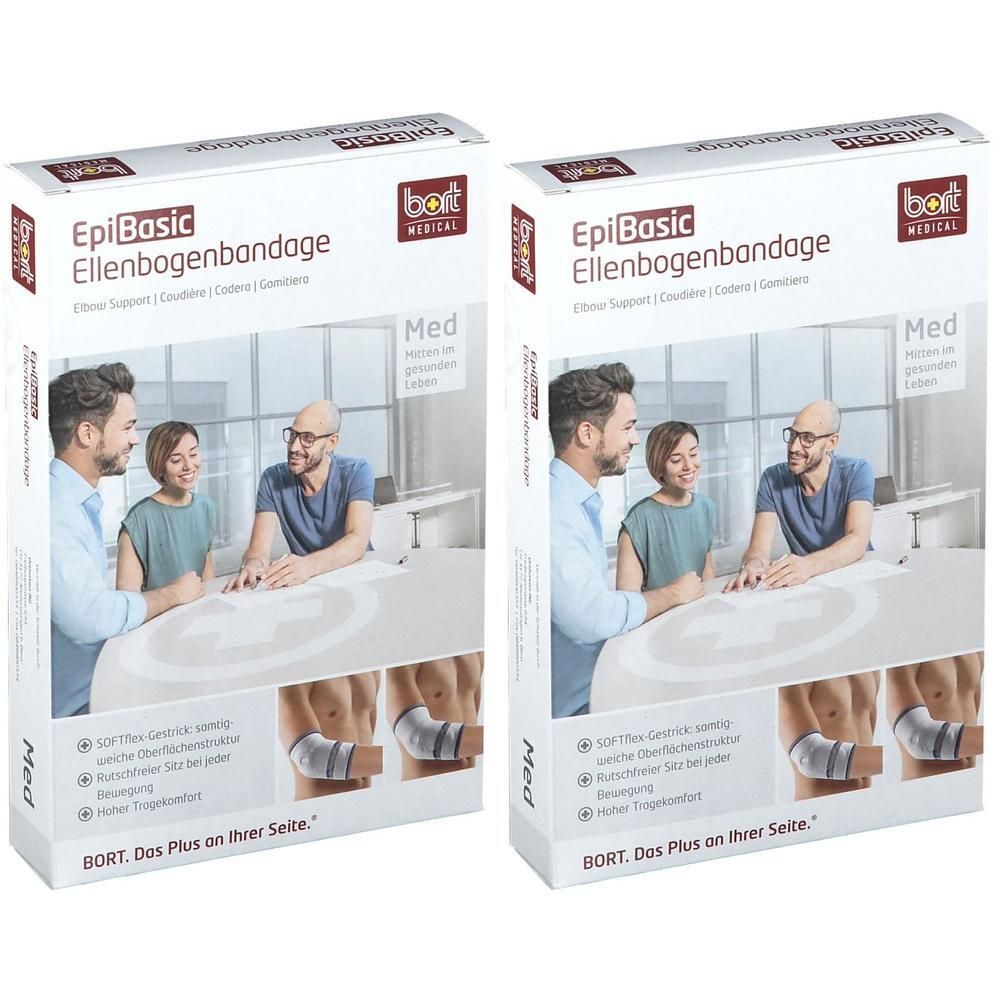 Bort EpiBasic Bandage XS schwarz x2 2x1 St Bandage(s)