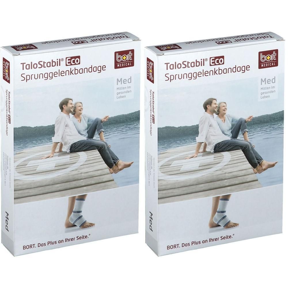 Bort TaloStabil Eco Sprunggel.Band.XL schwarz x2 2x1 St Bandage(s)