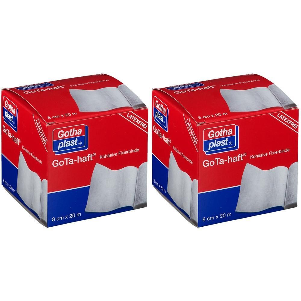 Gota Haft kohäsive Fixierbinde 8 cmx20 m latexfrei x2 2x1 St Binden