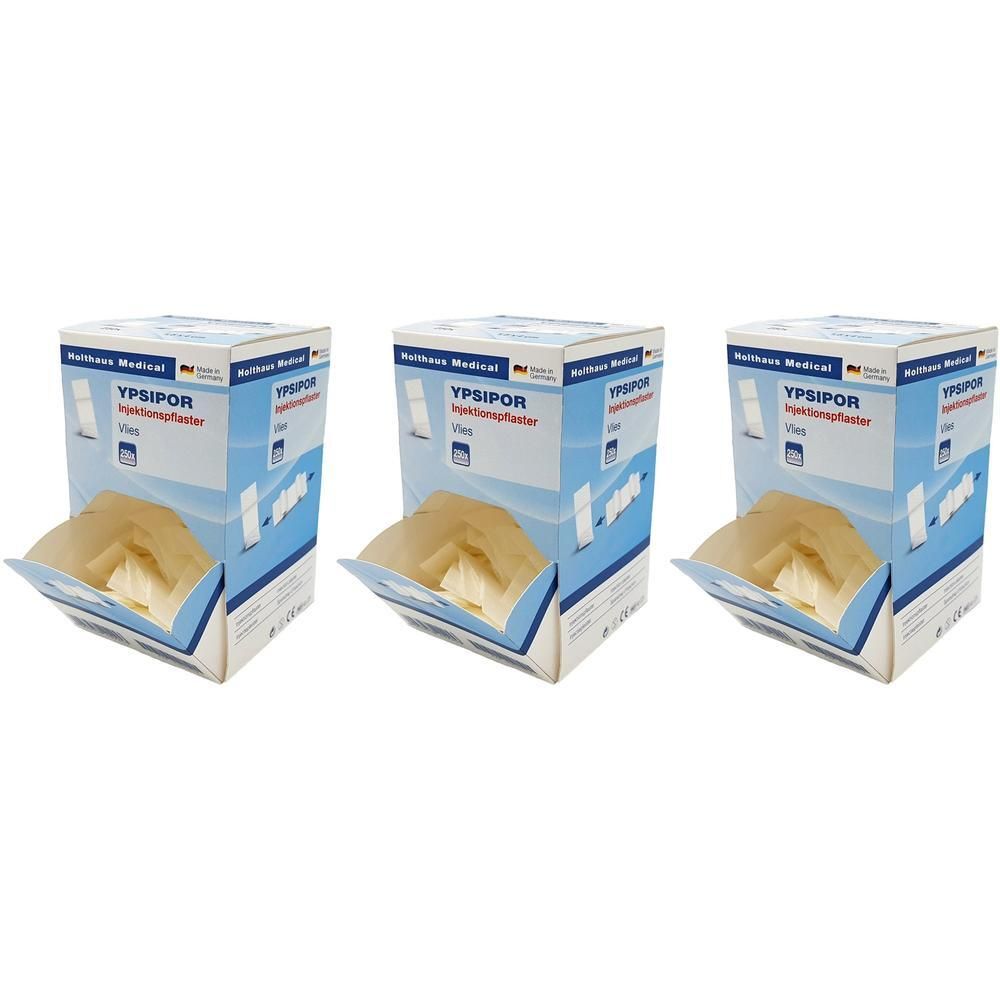 Injektionspflaster groß 2x6 cm x3 3x250 St Pflaster