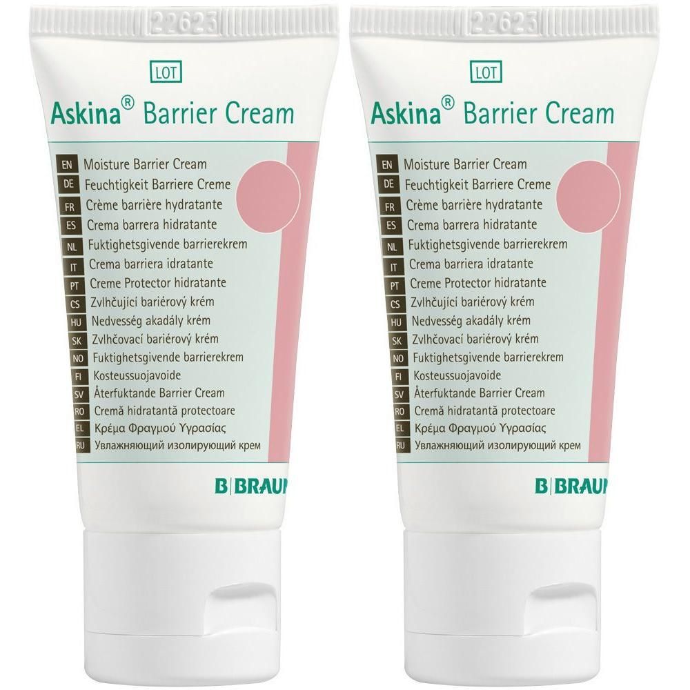 Askina Barrier Cream Langzeit-Hautschutz x2 2x92 g Creme
