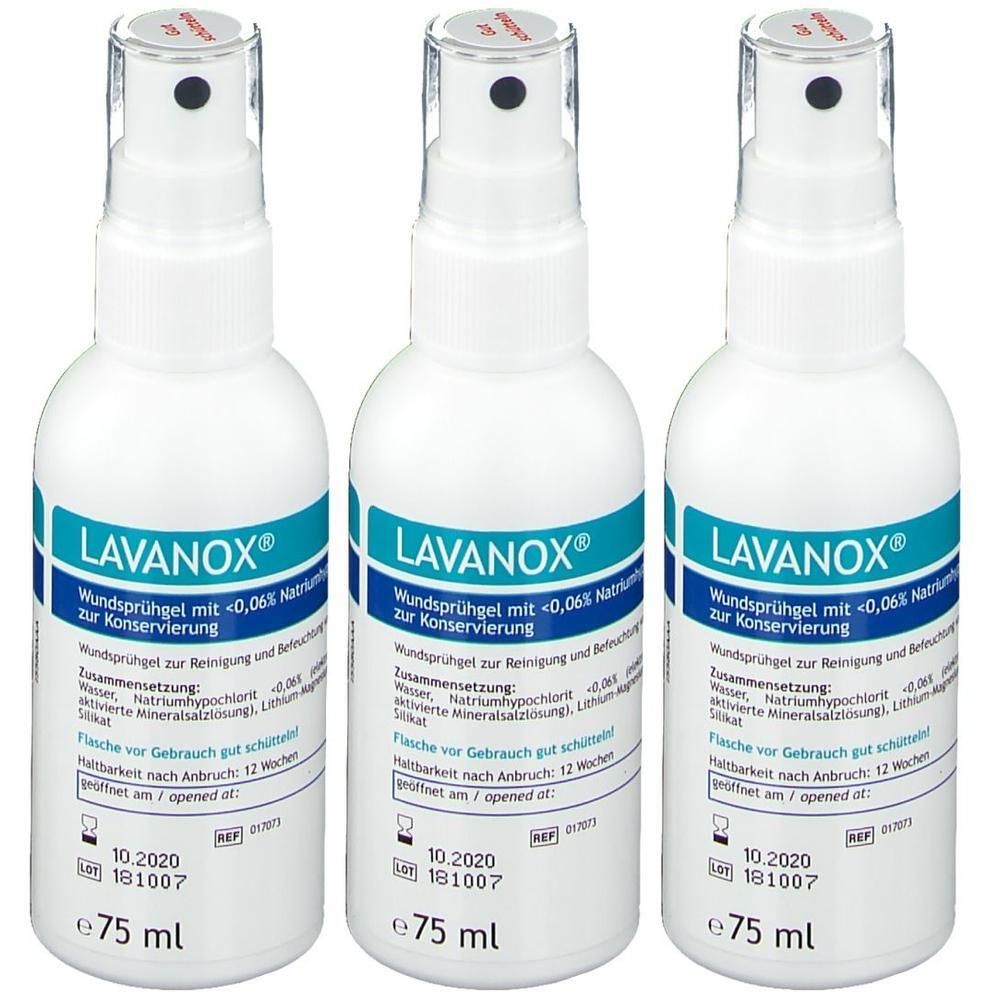 Lavanox Wundsprühgel Hydrogel x3 3x75 ml Gel