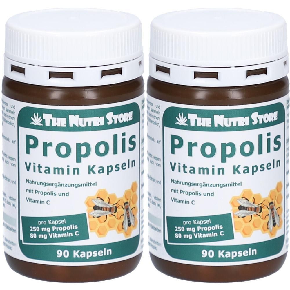 Propolis 250 mg Extrakt Vitamin Kapseln x2 2x90 St