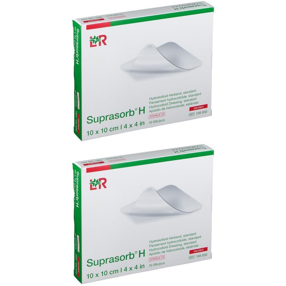 Suprasorb H Hydrokoll.Verb.standard 10x10 cm x2 2x10 St Verband