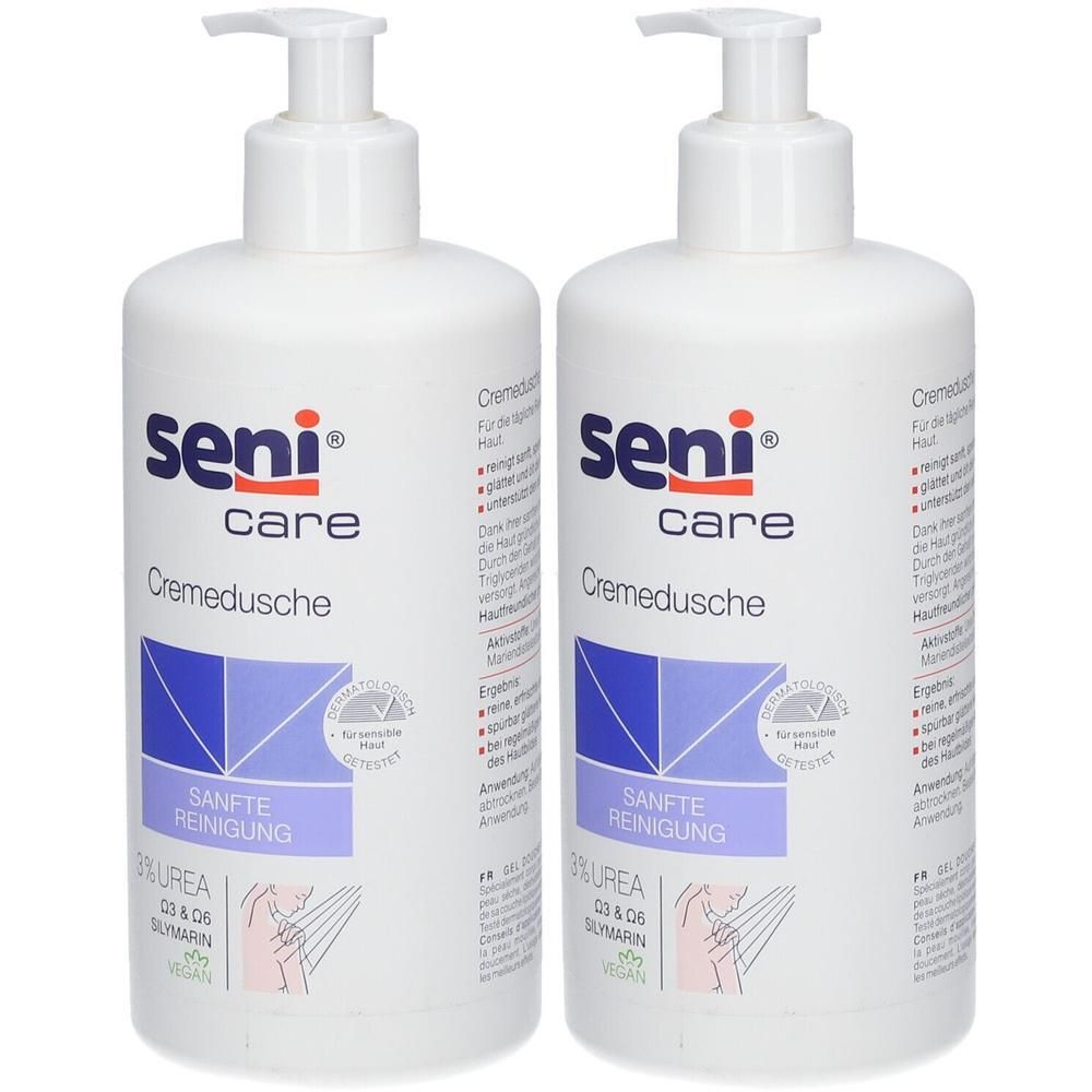 Seni care Cremedusche mit 3% Urea x2 2x500 ml Duschgel